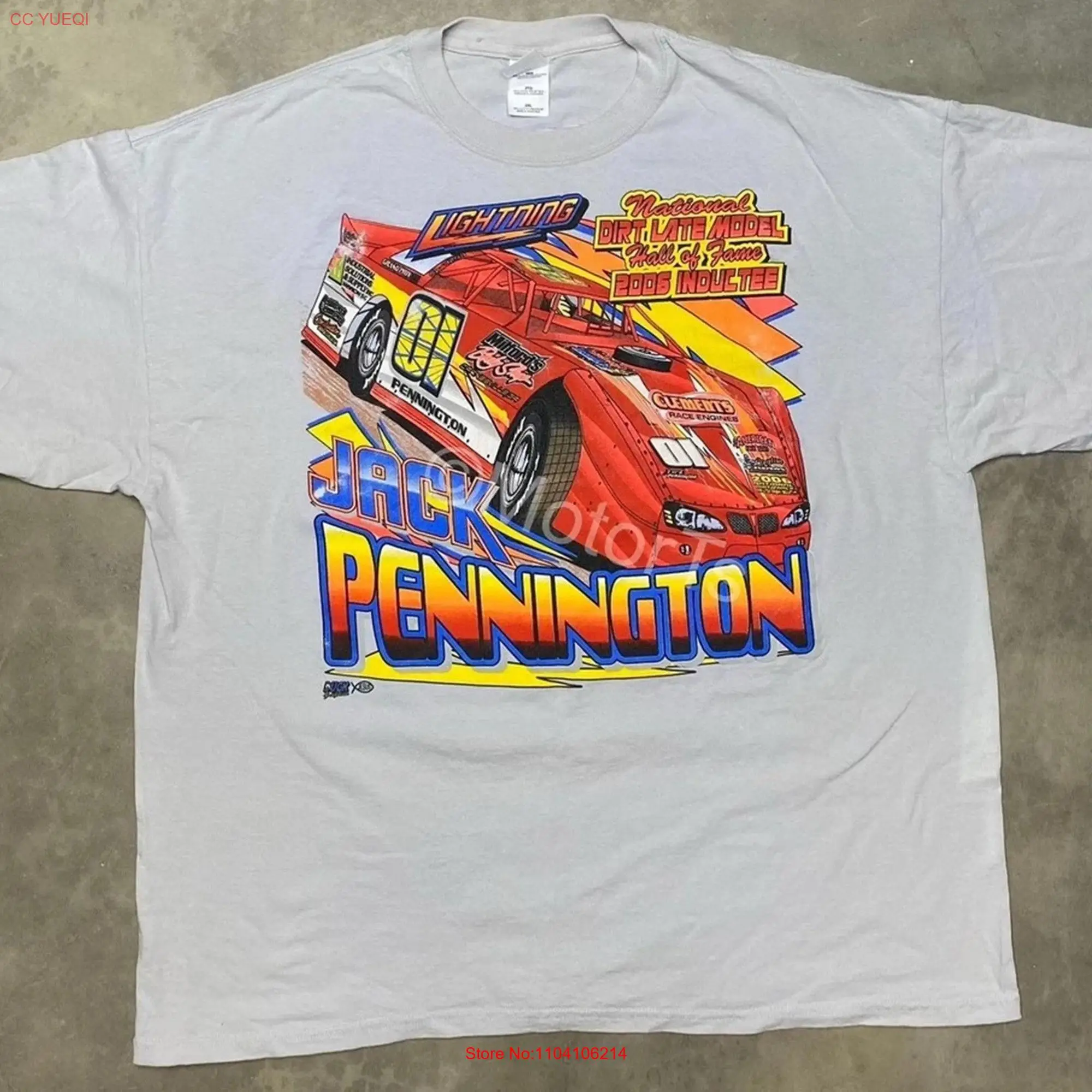 Vintage 2001 Jack Pennington Late Model T Shirt For Father Mother long or short sleeves