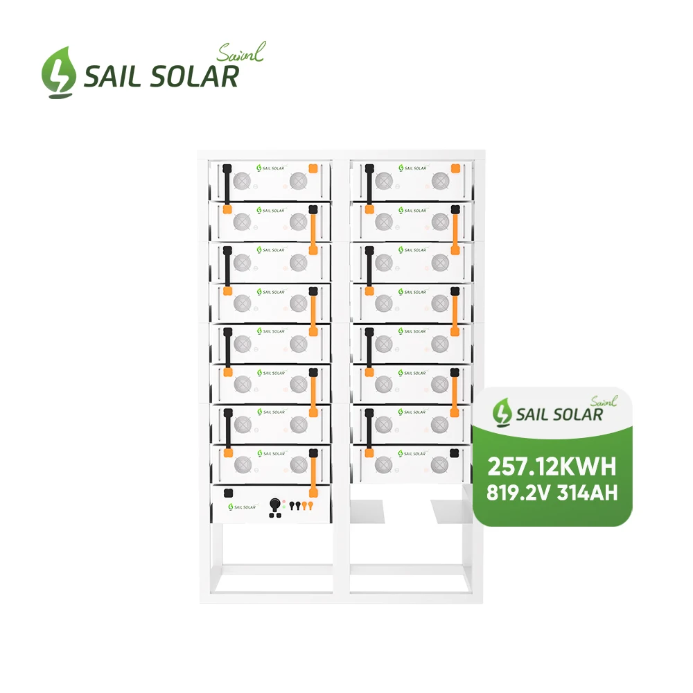 Sail Solar High Voltage 241kwh 257kwh Storage Solar Battery Solar Power System Customized Lithium Battery Cabinet