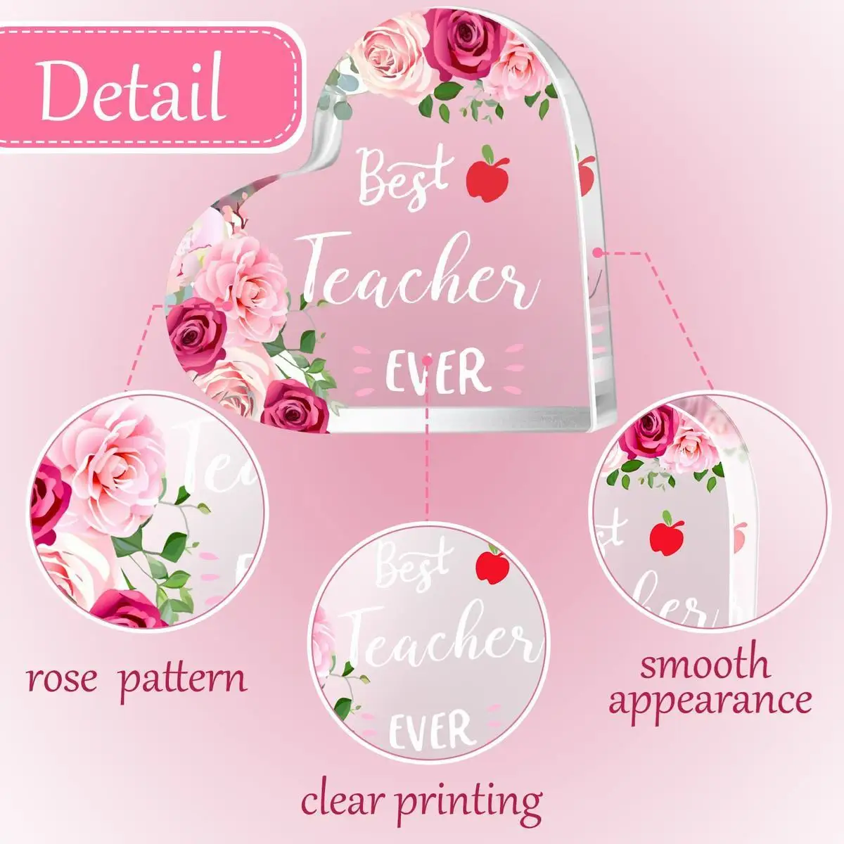 Teacher Appreciation Gifts Best Teacher Ever Keepsake Thank You Teacher Paperweight