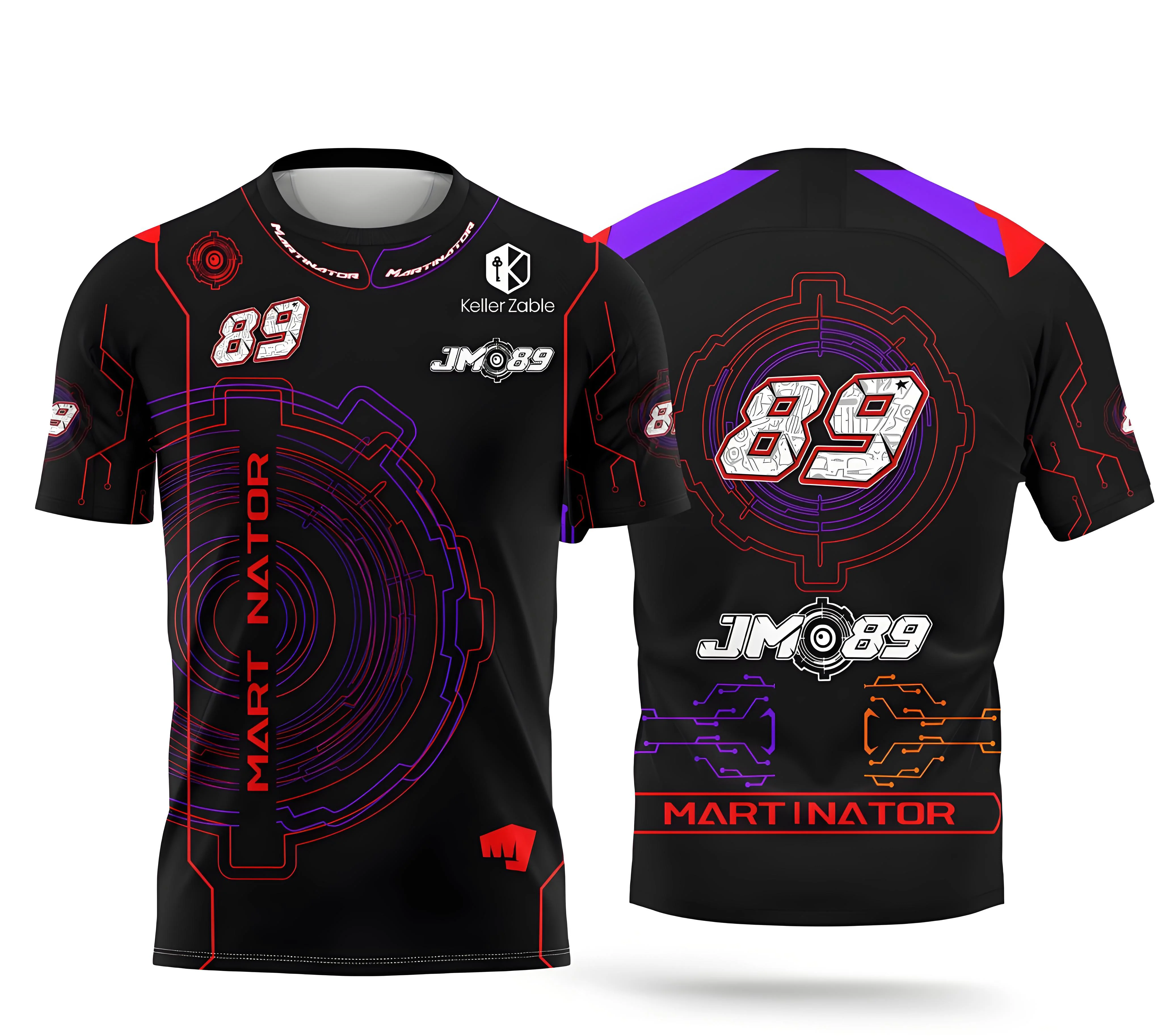 ملابس خورخي مارتن للمروحة | # 89 تصميمًا مع نسيجًا عالي الجودة وجيد التهوية |   هدية الصيف المثالية لمحبي MotoGP خفيفة الوزن