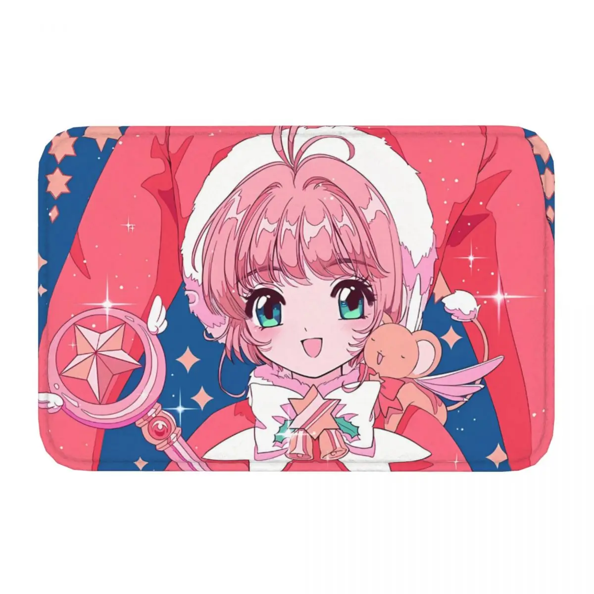 Cardcaptor Sakura Cartoon Anime Anti-Slip Doormat Living Room Mat A Magical Night Hallway Carpet Welcome Rug Home Decor