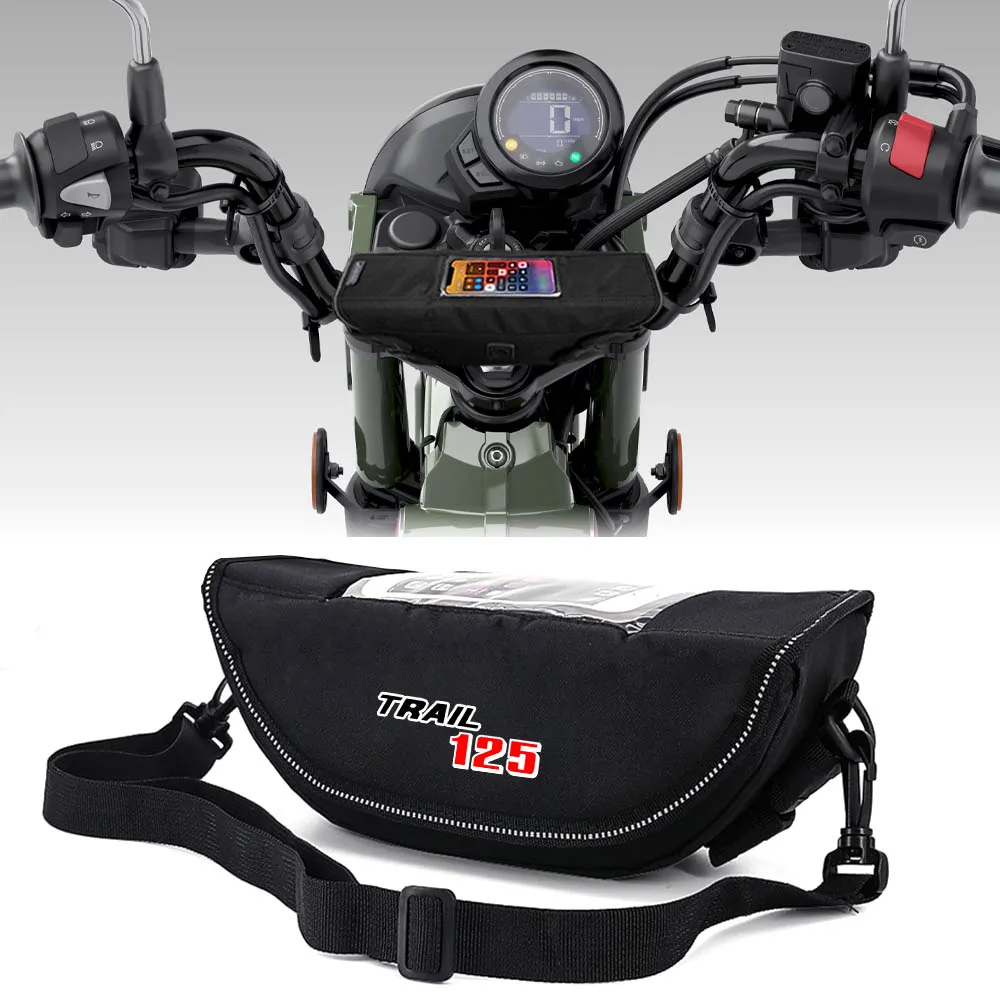 

For Honda TRAIL125 Trail125 trail 125 TRAIL 125 Motorcycle accessory Waterproof And Dustproof Handlebar Storage Bag