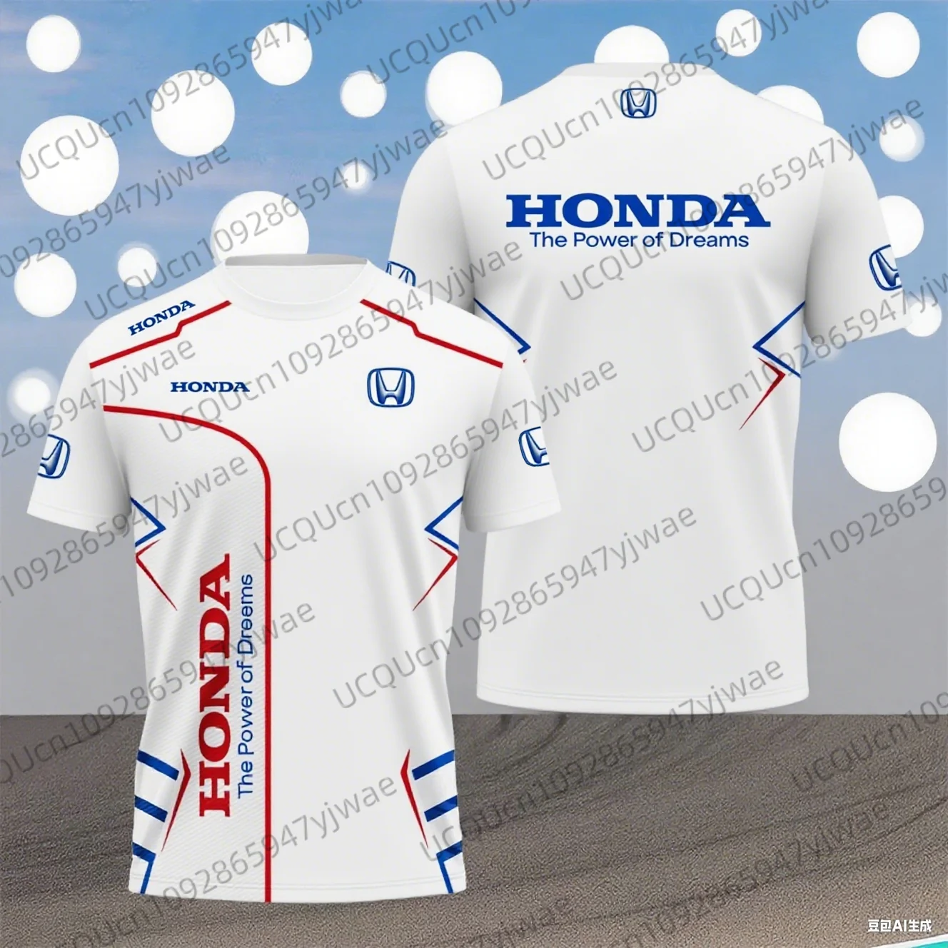 Honda Quick Dry And Breathable Racing Men Summer Motorcycle Biker Jersey Sportswear Short Sleeve Lightweight Outdoor T-shirt image 6