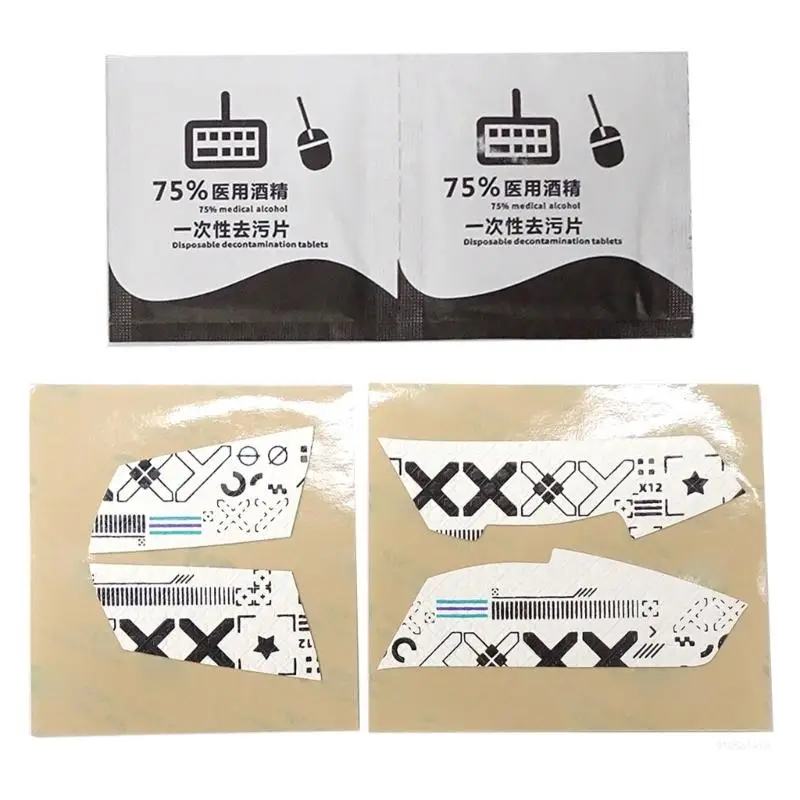 Non Slip Suck Sweat Mouse Sticker Pre Cut Mouse Grip Tape Skin Stickers For G102 G304 G305 Gaming Mouse Dropship