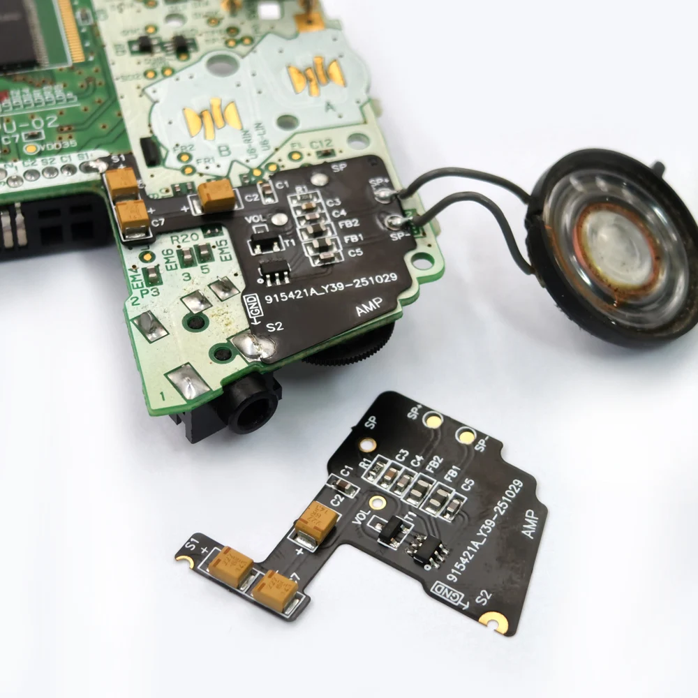 Moduł Wzmacniacza Dźwięku AMP Mod do GBA SP/GBA AGS-001/101 Podwyższający Głośność Głośnik Kabel FPC Płytka Zamienna Części Zamienne — zdjęcie produktu 2