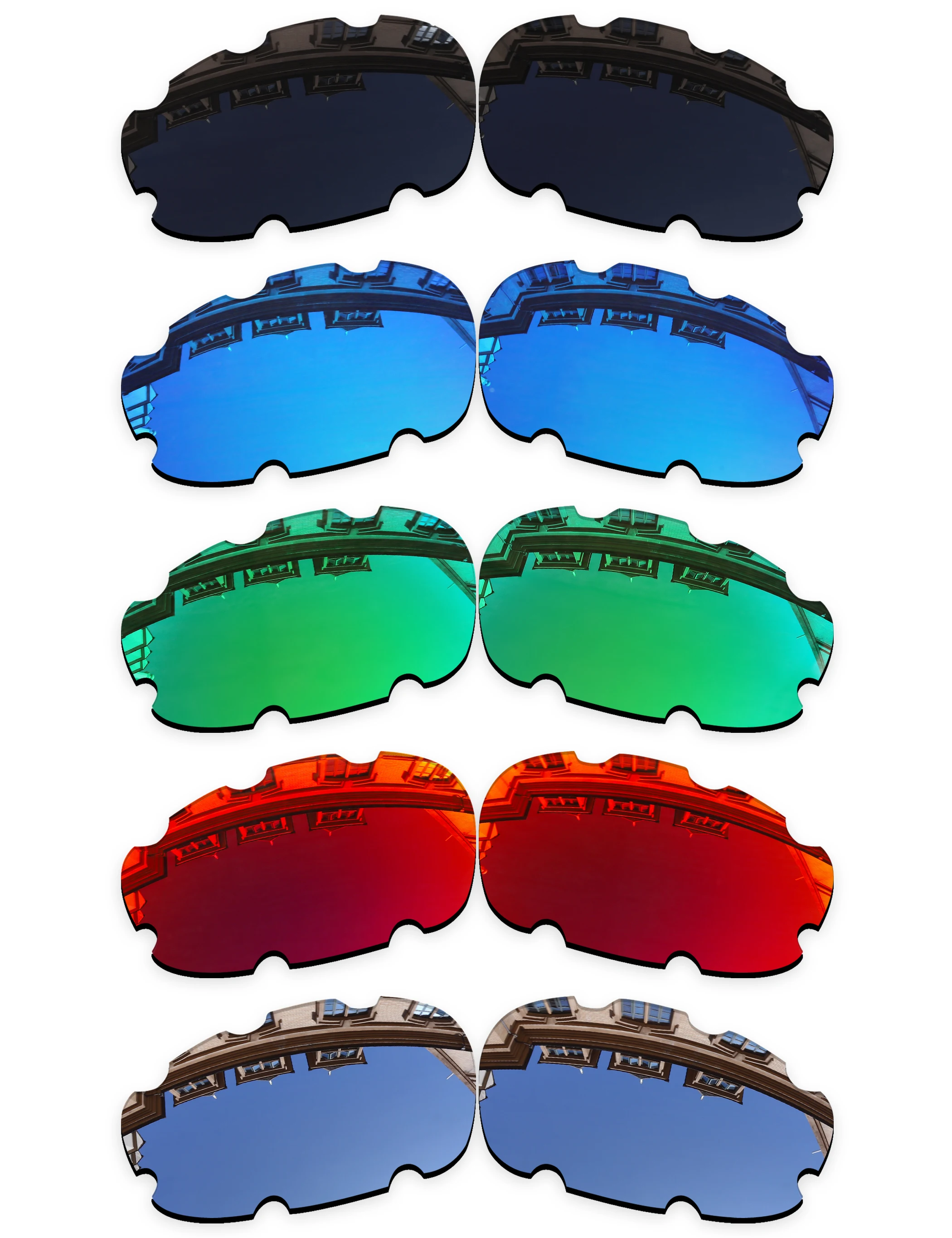 

Vonxyz 20+ Color Choices Polarized Replacement Lenses for-Oakley Split Jacket Vented OO9099 Frame