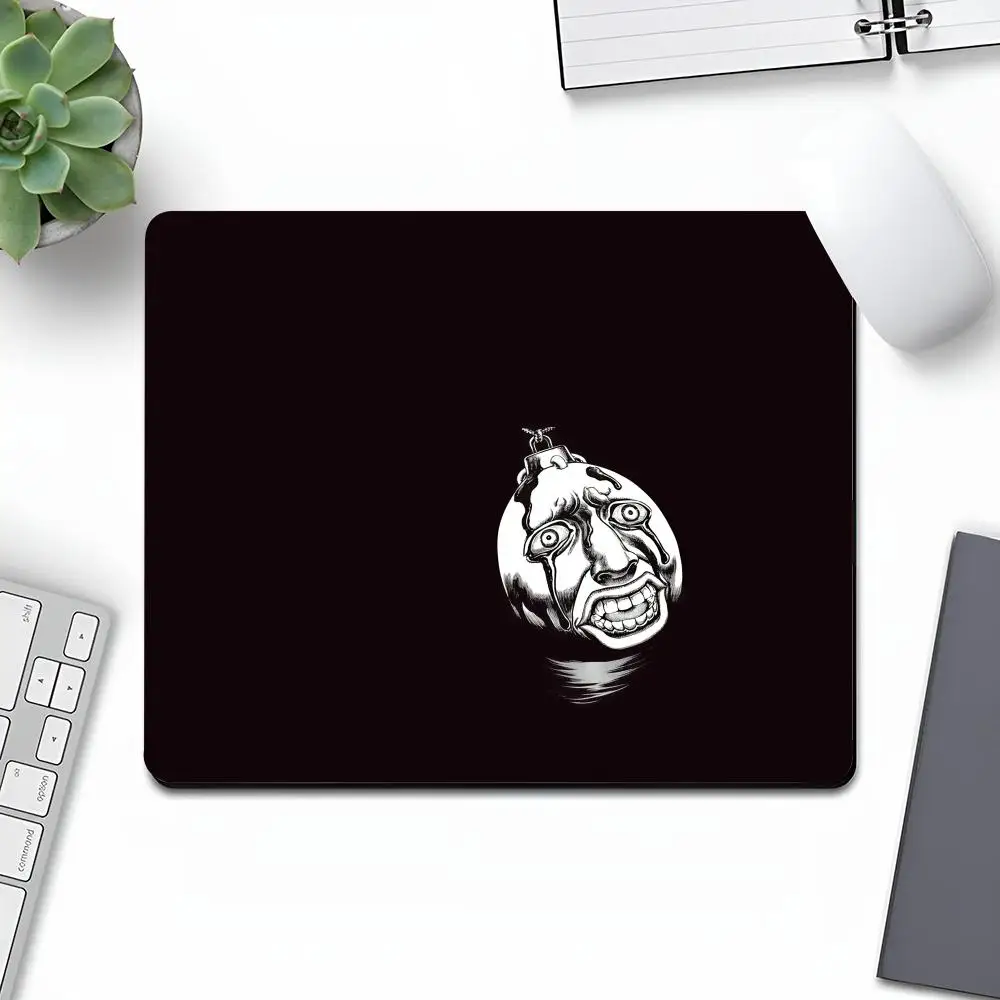 Anime B-Berserks Mouse Pad Small Office Table Mats Computer Accessories Washable Non-slip Rubber with Precision Lock Edge