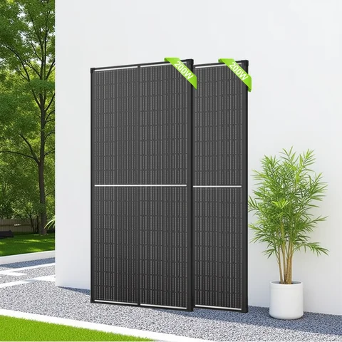 WERCHTAY 12V 200W/400W Módulo de panel solar monocristalino fuera de la red energía fotovoltaica para vehículos, RV Camper Camping barco cobertizo granja