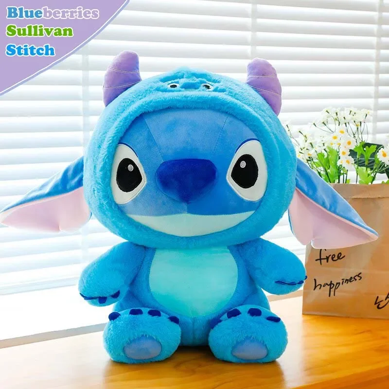 Disney Lilo&Stitch Plush Toys Kawaii Anime Plushie Dolls Sullivan Stitch 65cm Soft Stuffed Pillow Christmas Gifts for Children