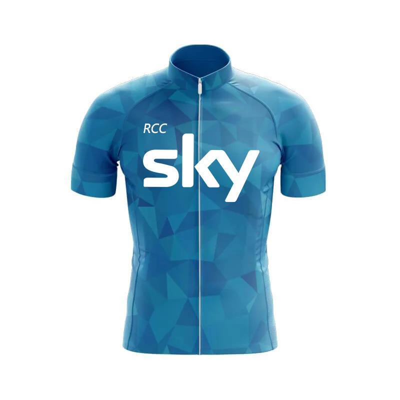 2024 RCC SKY Summer Cycling Jersey MTB Road Bicycle Shirt High Quality Team Short Sleeve Bike Clothes Maillot Ciclismo Hombre