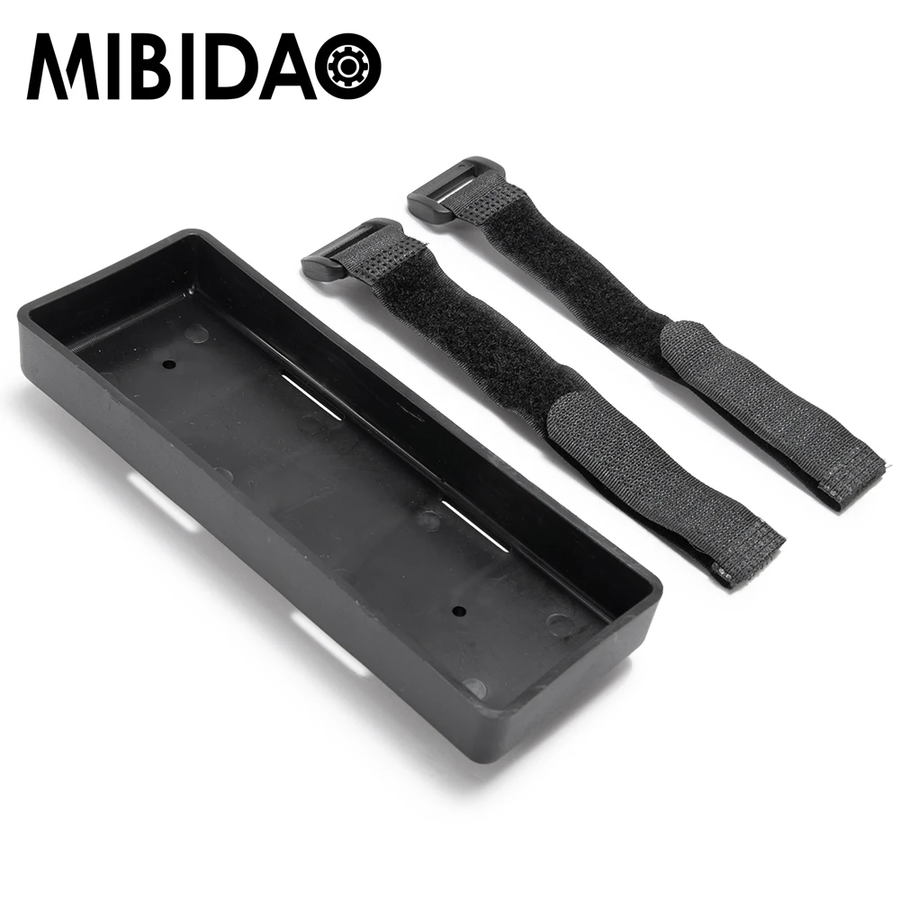 MIBIDAO Plastic Battery Box Tray Holder Case Storage Box for Axial SCX10 1/10 RC Crawler Car Model Upgrade Parts