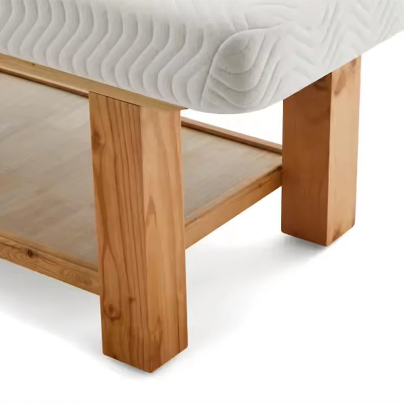 เตียงนวดปรับระดับได้พร้อมฐานไม้คุณภาพสูงและหนังลายทางสําหรับการบําบัดด้วยความร้อน