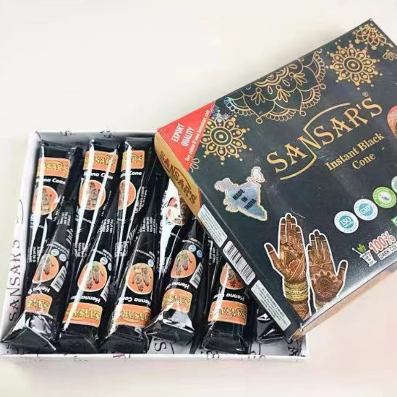 Henna Body Paint Wedding Paint Black Brown Henna Body Paint Arts Temporary Flash Tattoo Paste Cones Sexy Tattoo Indian Wedding