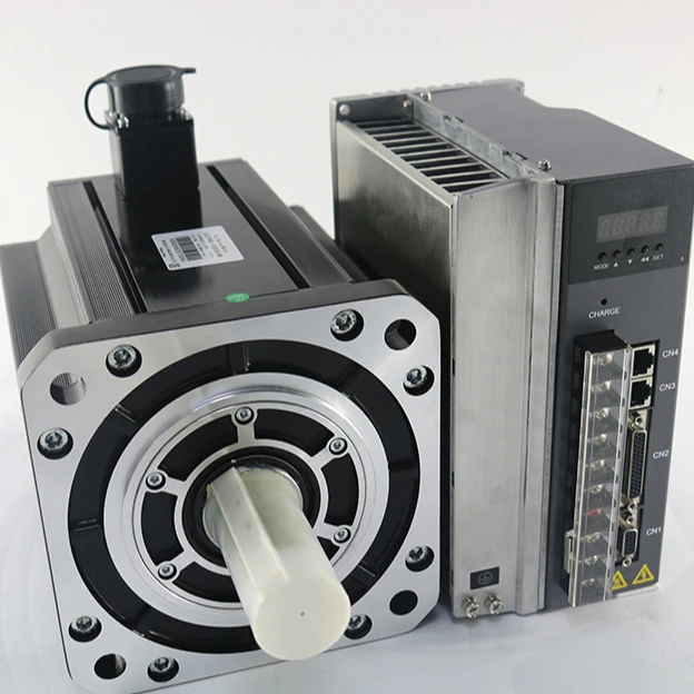 

LICHUAN Servos 380V 7.5KW 2000RPM 35N.m 23bit 3Phase AC Servo Motor Driver Kit with Brake 180M35020B+M1534P