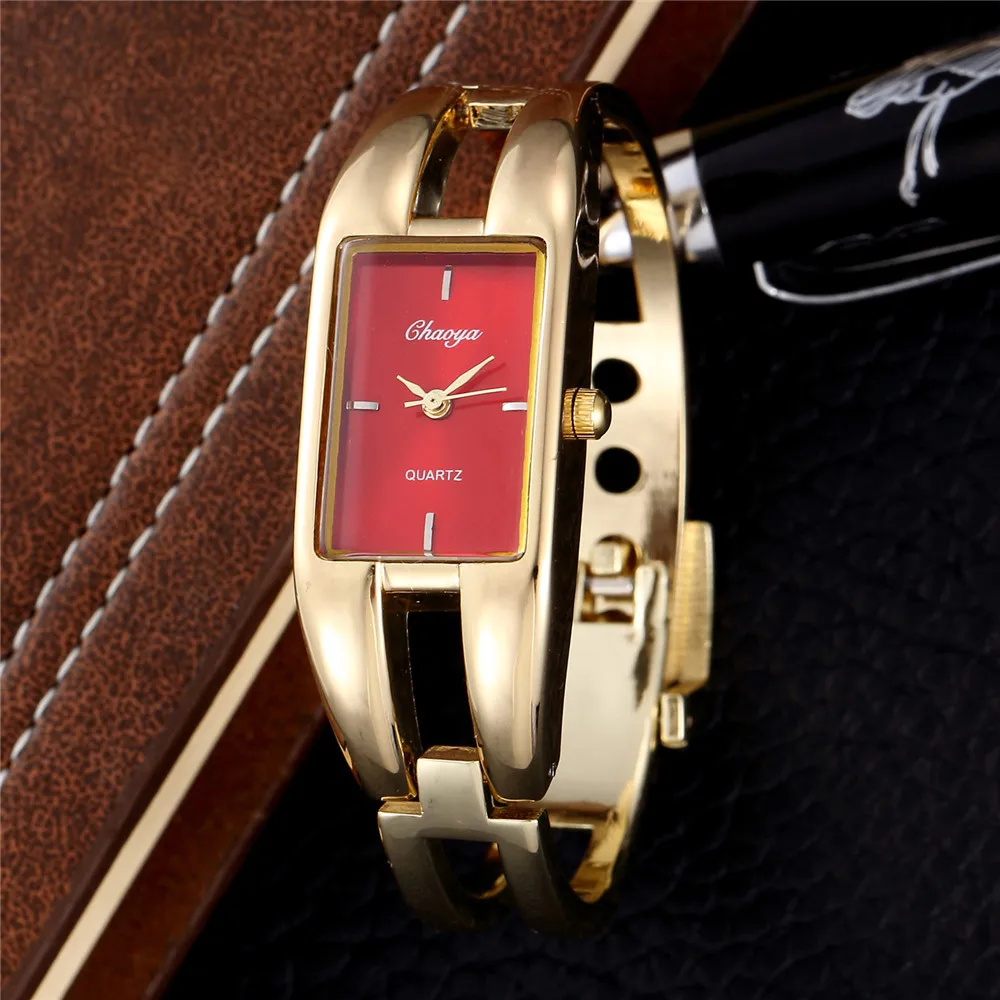 Luxury Gold Steel Bracelet Quartz Watch for Women Golden Ladies Wristwatch Relojes Para Damas Clock Elegant Female Clock
