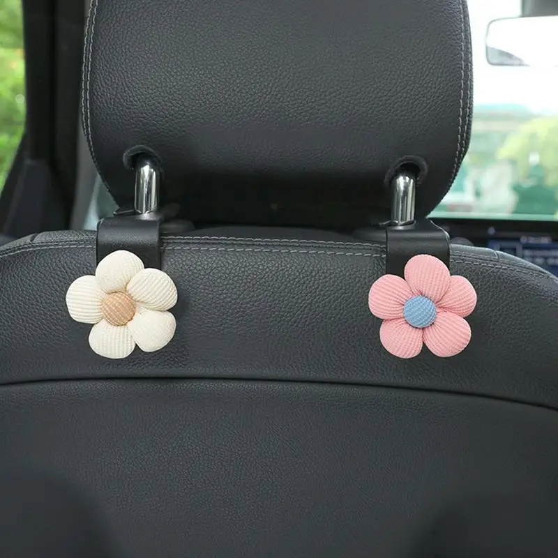 Headrest Hooks For Car Car Seat Hook Chair Back Storage Hook Slim Design Strong Bearing Capacity Purse Hanger For Car Keep Your