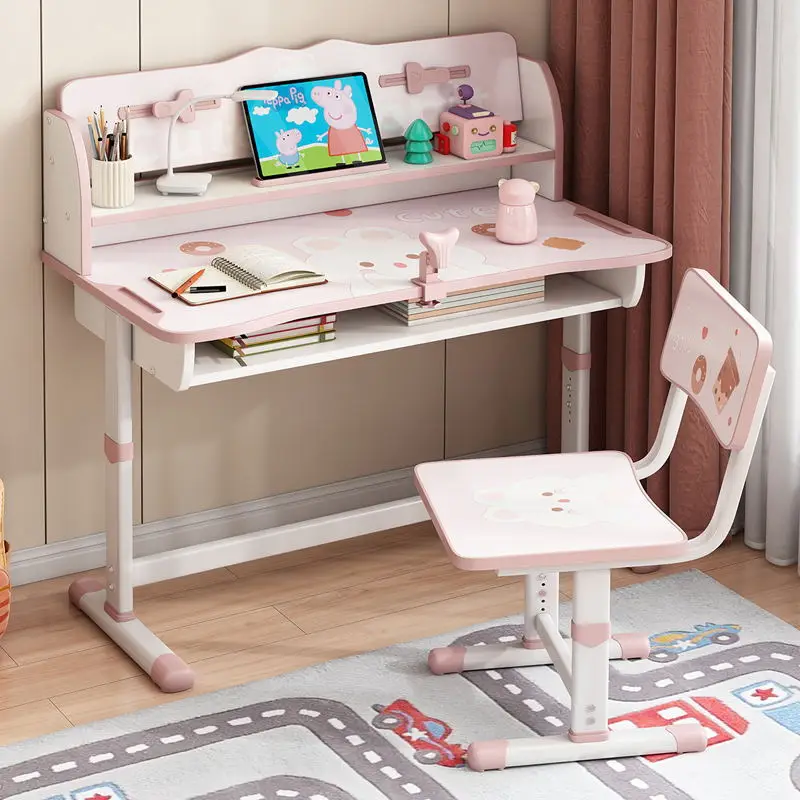

Children's study desk Household liftable Simple and modern