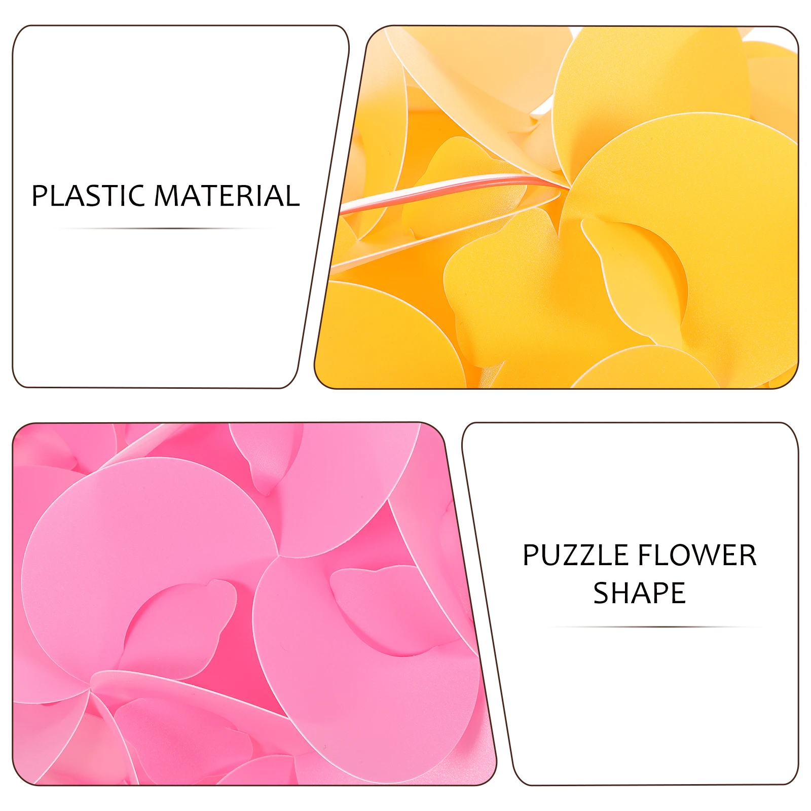 

4 Sets Diy Flower Lights Handheld Lantern Paper Crafting Supplies Puzzle Light Decor Solar Powered Light For Birthday Christmas