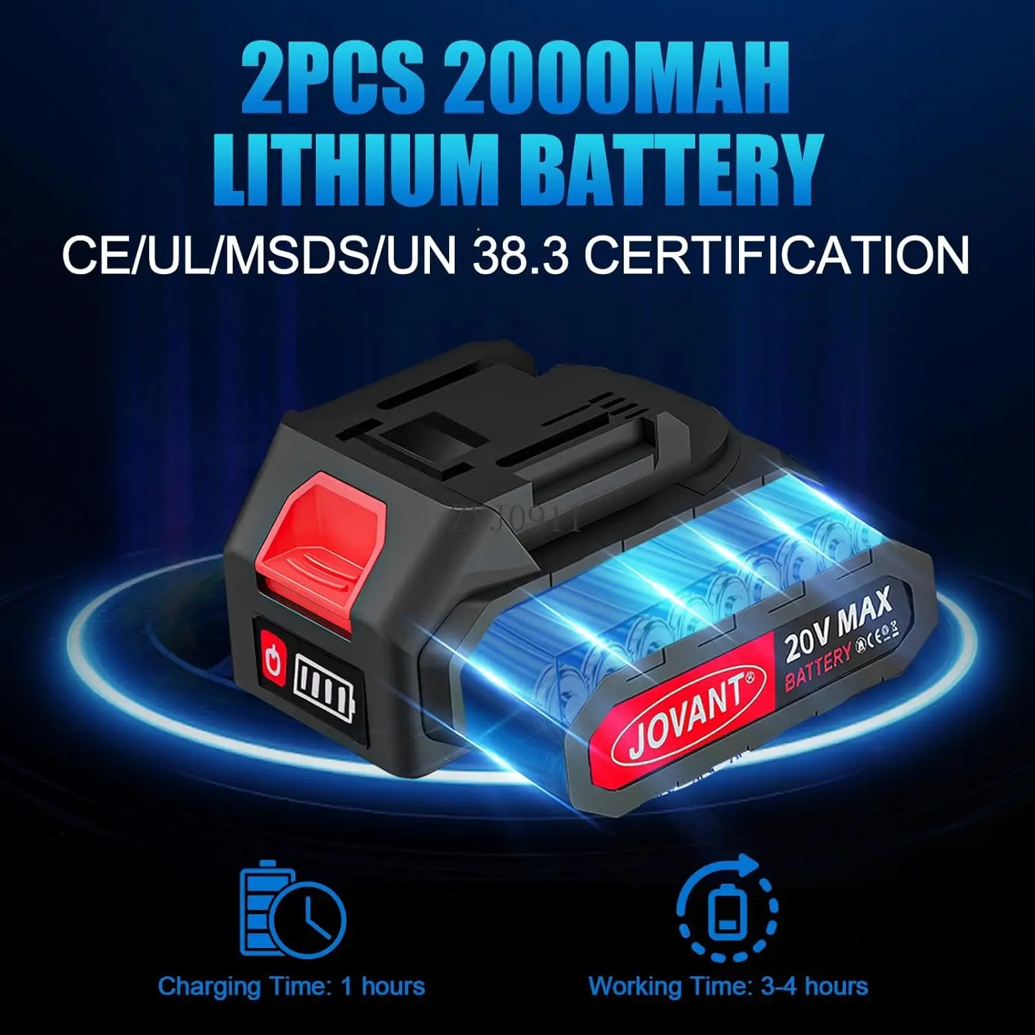 : Cesoie elettriche da potatura, potatrice elettrica 40 mm 1,6 "" Diametro di taglio Potatori elettrici a batteria con