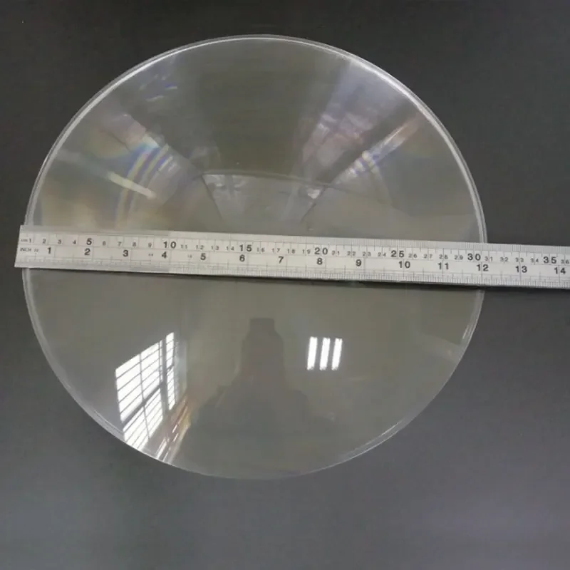 300mm Large Optical PMMA Plastic Big Solar Fresnel Lens Focal Length 120 220 400 360mm Solar Concentrator Magnifying Glass 1PC