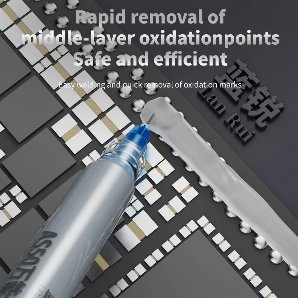 LANRUI AS50 Универсальный ремонтный крем 3 мл Быстрое действие припоя и удаление окисления пятен для электронного ремонта