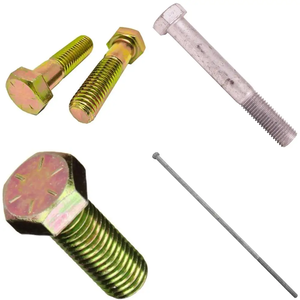 

Grade 8 Zinc Yellow Plated Hex Cap Screws 5/8-11 x 3-3/4, 25-Pack, Coarse Thread, Partially Threaded, 1.5 Thread Length, Suitabl