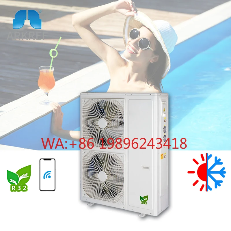 

China New Energy Monoblock Split Evi Dc Inverter R32 Heat Pump 8-18kw Automatic Stainless Steel Air Water Swimming Pool Heating