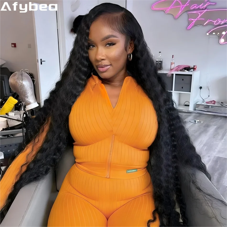 13X6 Hd الدانتيل الباروكة الأمامية 30 40 بوصة الدانتيل شعر مستعار أمامي موجة عميقة خصلات الشعر المستعار الإنسان البرازيلي الأصلي 210 الكثافة preplucked للنساء #1