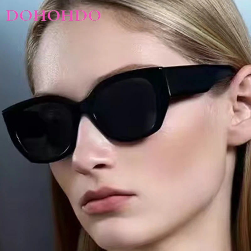 

Trendy Luxury Brand Designer Fashion Cat Eye Sunglasses Women Men Driving Traveling Eyeglasses UV400 lentes de sol mujer очки