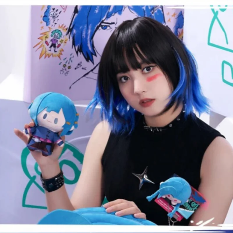 

Плюшевая игрушка Arcane Powder Plush 15 см, плюшевый брелок Джинкс, плюшевая кукла, специальный подарок на день рождения ﻿