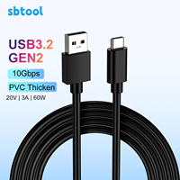 USB3.2 to Type c Data Cable 10G 3A 60W Usb 3.0 to Usb c Type-c Fast Charging Cable 0.3m 0.5m 1m 2m 3m