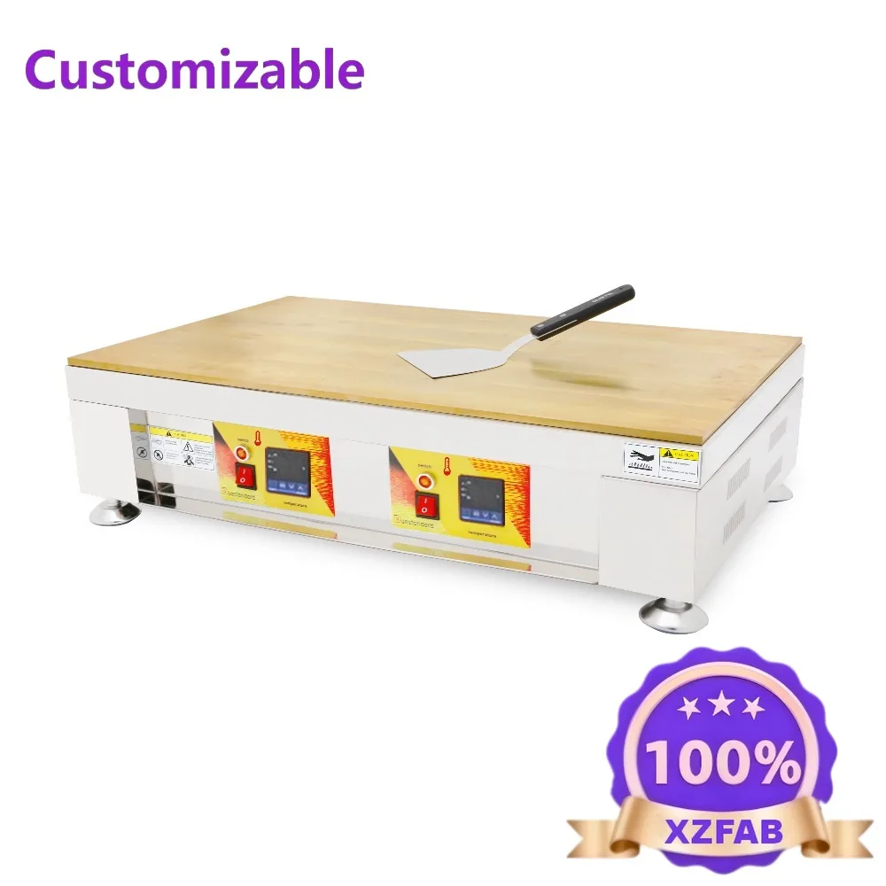 Factory Direct 2026 Commercial Double Head Pancake Maker Machine Souffle Maker Automatic Multifunctional Souffle Waffle Making M
