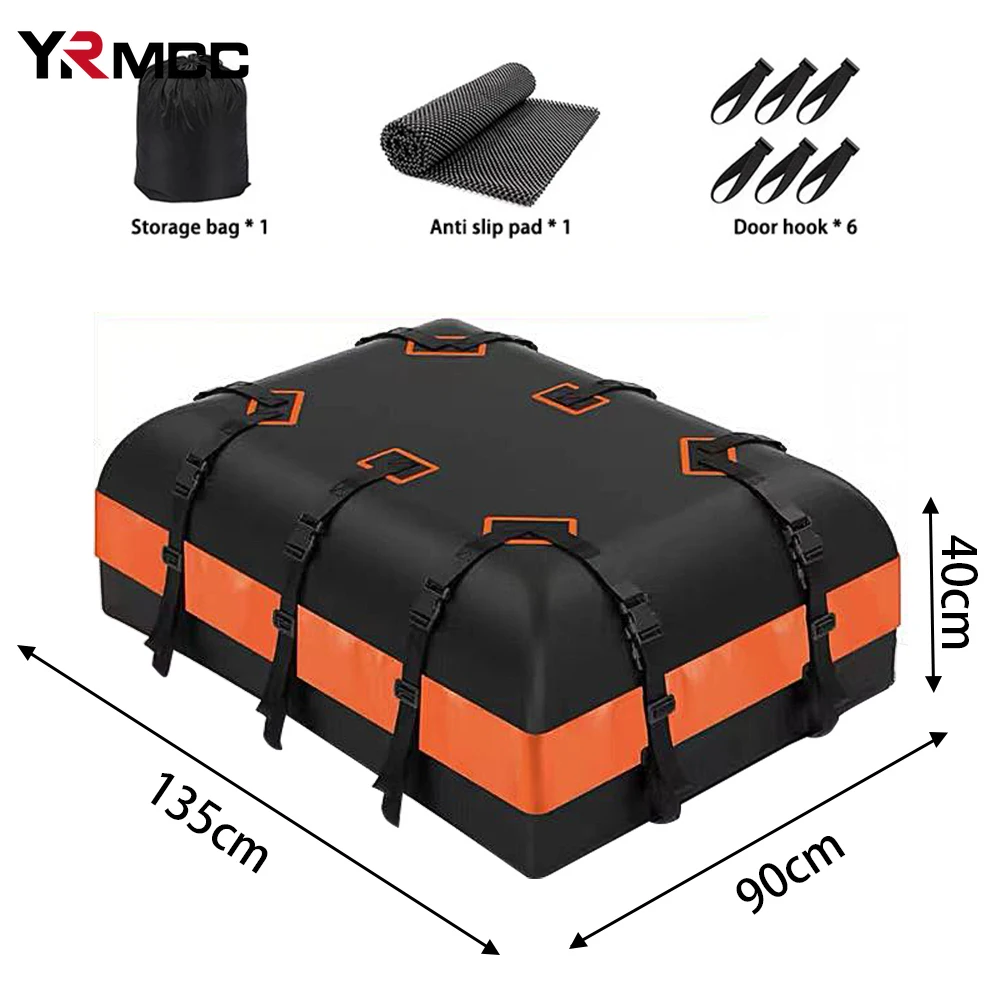 New Cargo Bag Car Roof Cargo Carrier Waterproof Luggage Bag Universal Roof Rack Storage Cube Bag Travel Camping Car Accessories