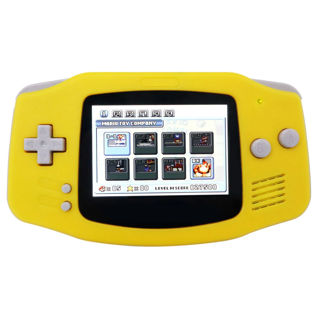 Easy Install Drop in Screen GBA V5 LCD Highlight IPS Replacements Kits for Nintendo GameboyAdvance New Shell Spare