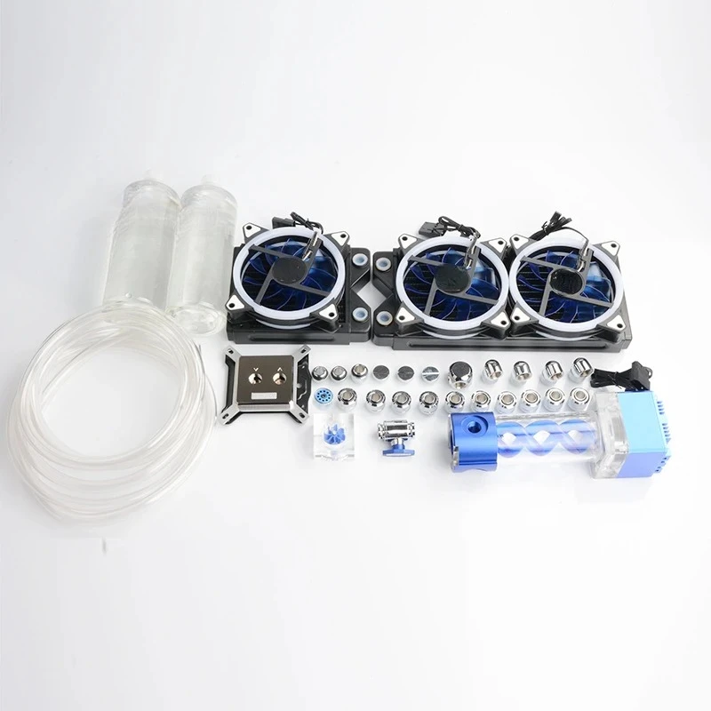 Computer water-cooled  hose set, all-metal CPU