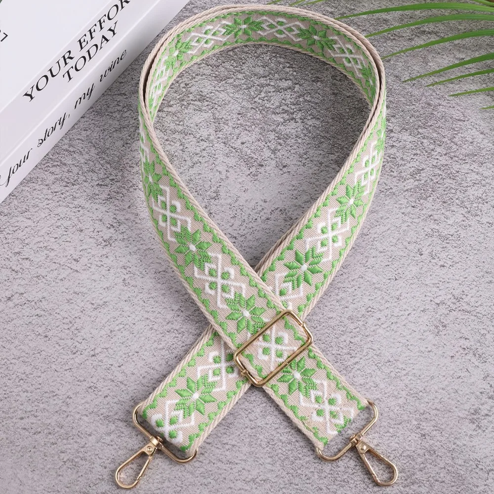 

Nylon Crossbody Bag Strap Detachable Ethnic Style Shoulder Bag Belts Replacement Adjustable Messenger Bags Strap