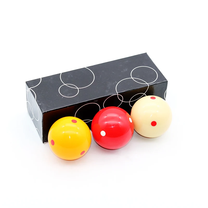 New Design 3 Colors Carom Billiard Balls Suitable for Carom Table