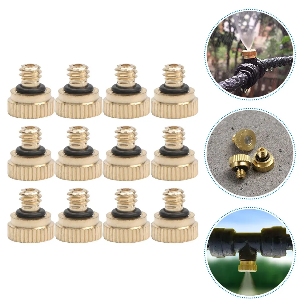 

Garden Atomizing Nozzle for Misting System Accessories Large Sprayer Brass Cooling Nozzles