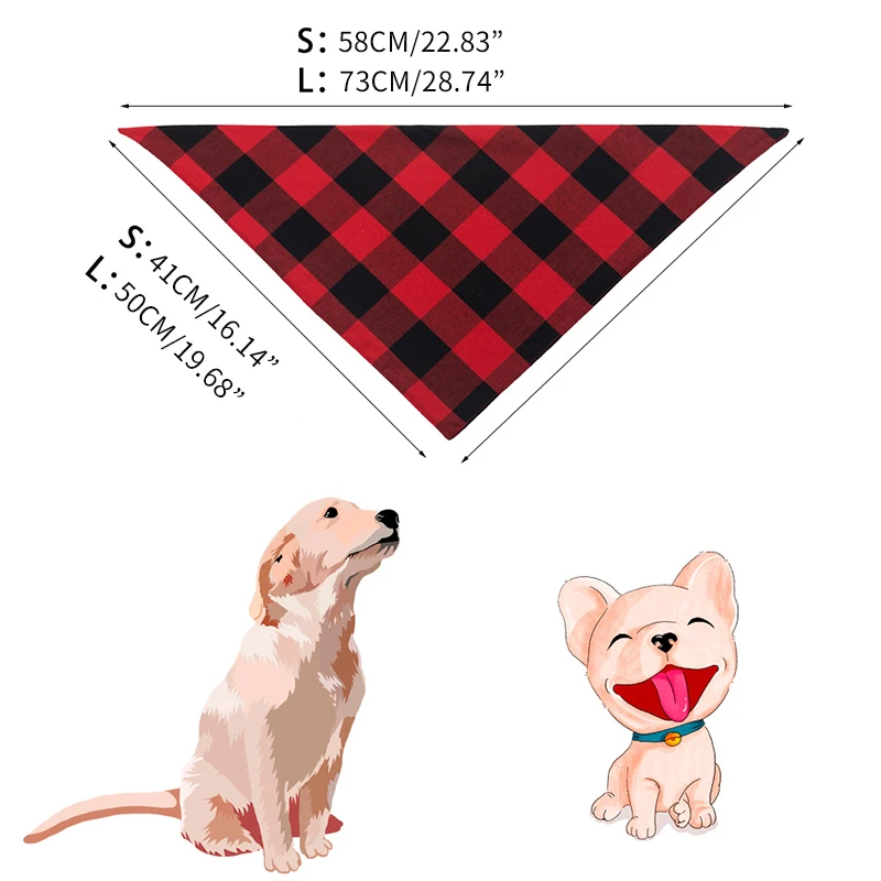 Fashion Pet Triangle Bandana Adjustable Cute Pattern Chihuahua Neckerchief Puppy Soft Cotton Scraf Dog Saliva Towel Pet Supplies