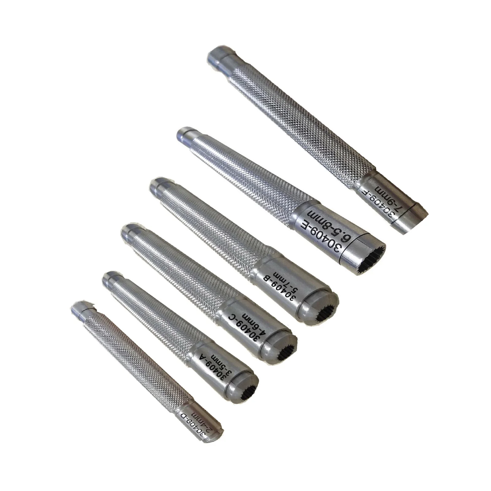 Stainless Steel Watch Crown Winder Tool with Spring-Loaded Jaws, 4 Sizes Manual Winding Helper for Watchmaker