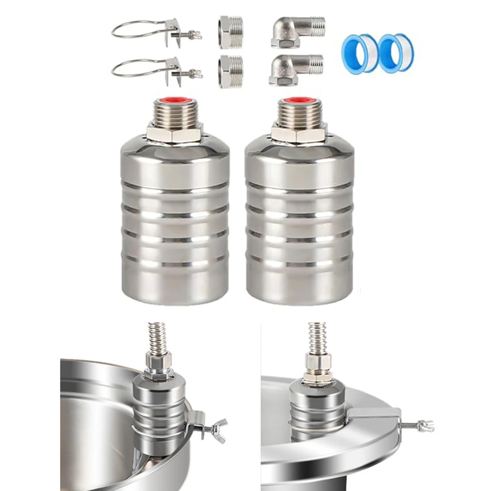 304 Stainless Steel Automatic Float Valve System to Regulate Water Levels in Residential and Agricultural Settings