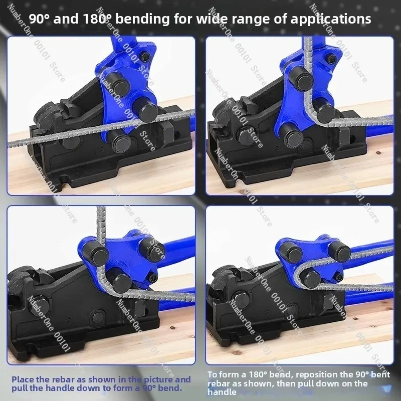 Portable Rebar Bending Cutting Machine Steel Bar Iron Rod Shear Processing Tool