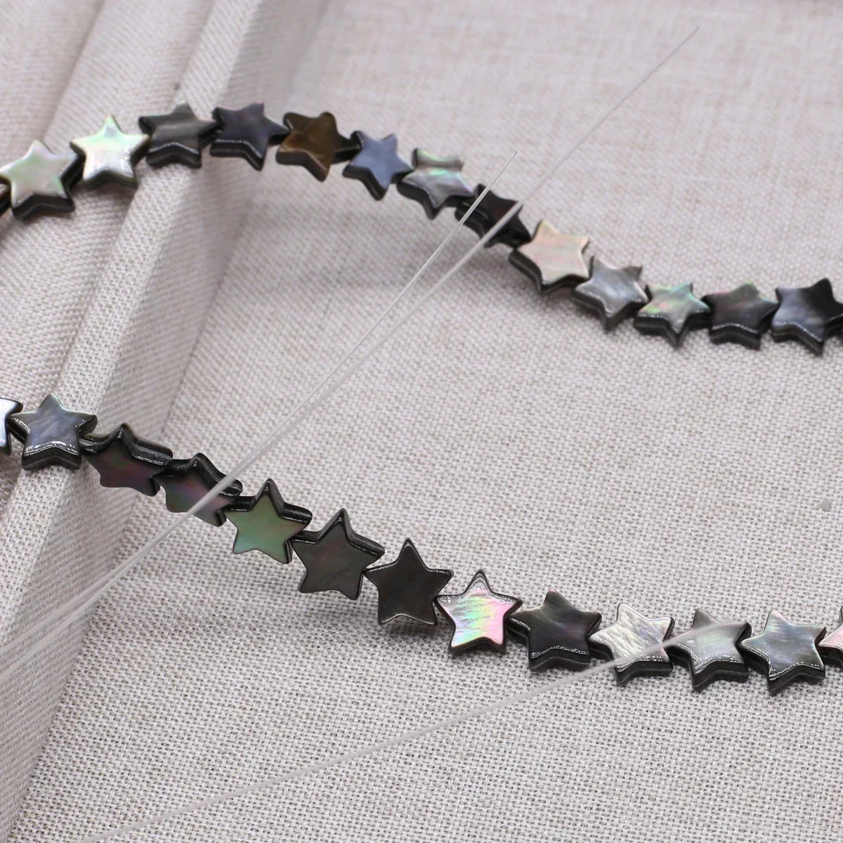

10x10mm Black Five-Pointed Star Shell Natural Freshwater Bead Exquisite Jewelry Making DIY Necklace Bracelet Earrings Accessory