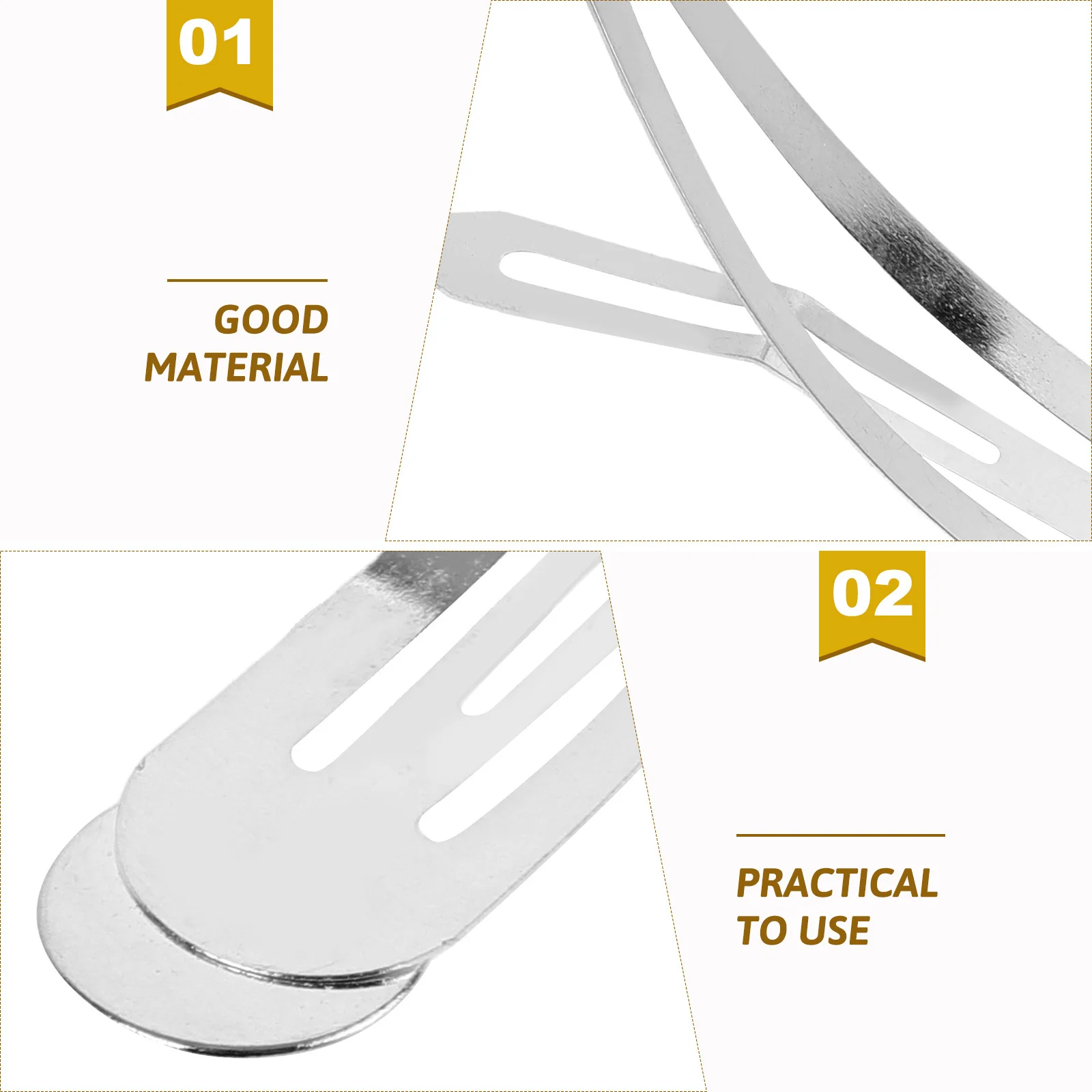 

10Pcs Barrette Clip Snap Hair Clip Small Round Tray DIY Durable Iron Hair Accessories for Wedding Party Meeting