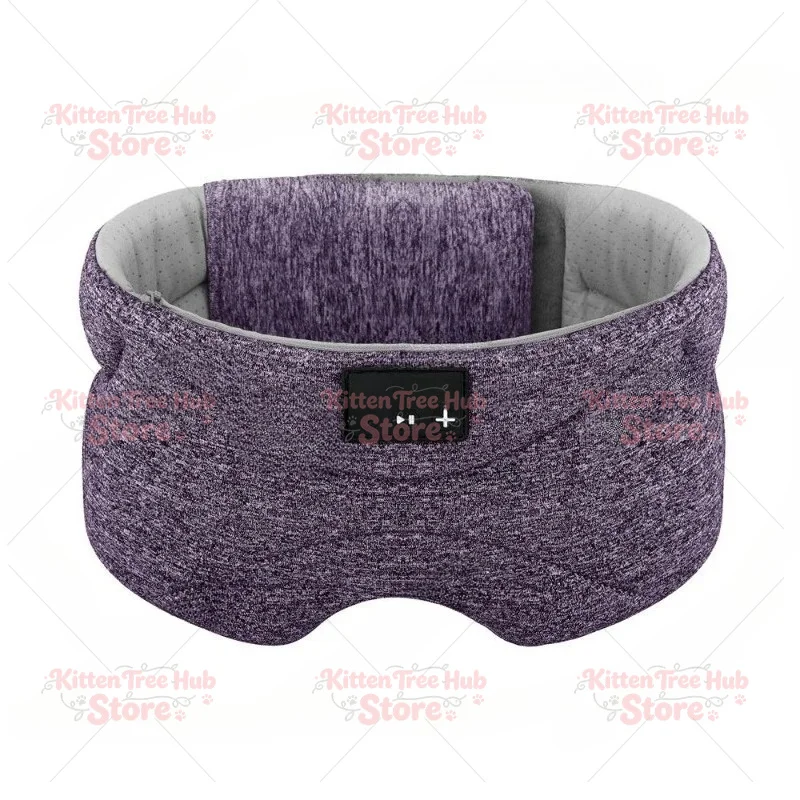 and built-in white noise sleep mask with thin speaker cooling fabric