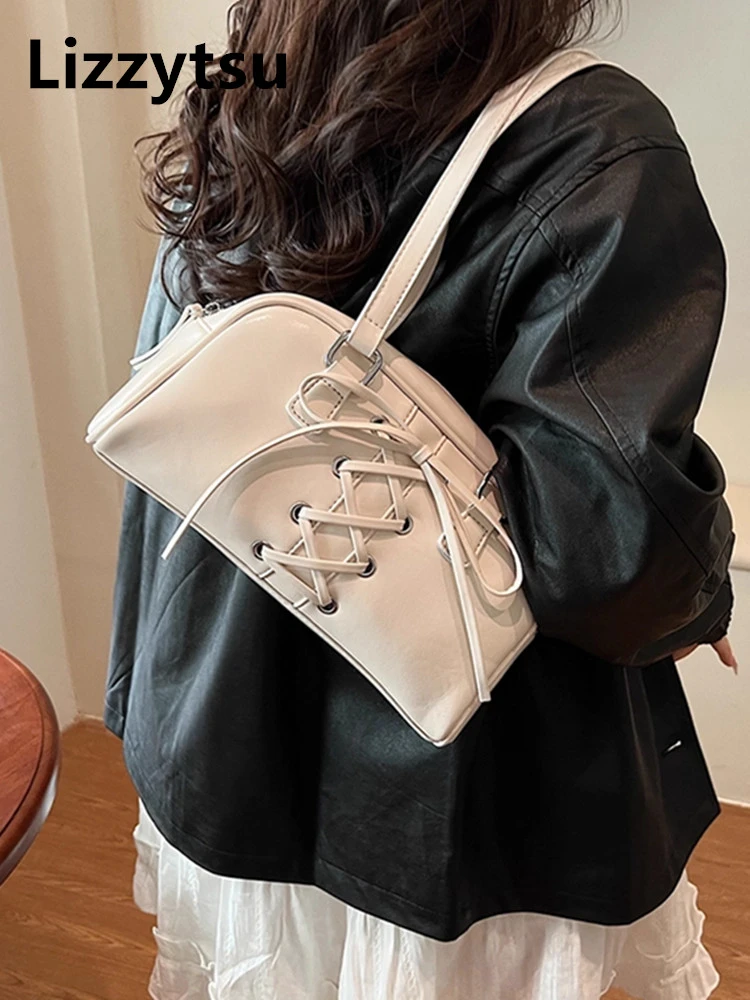 lizzytsu-vintage-casual-pu-cross-strap-bag-women-korean-easymatch-streetwear-shoulder-bag-daily-wear-chain-large-capacity-bag