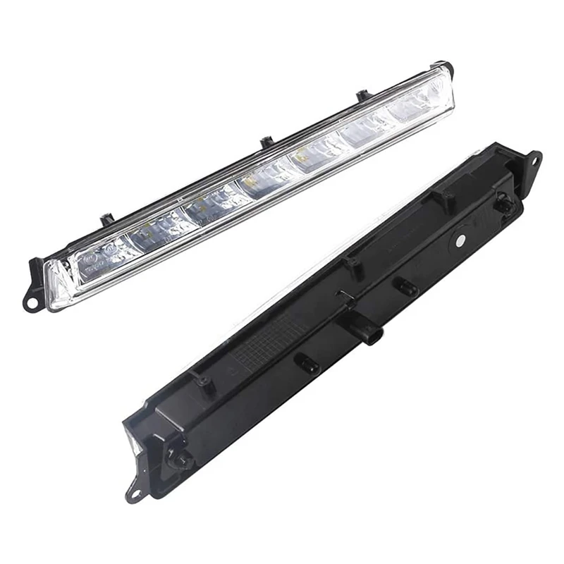 1 Pair LED Daytime Running Light For Mercedes Benz X164 GL350 GL450 GL500 LED Fog DRL A1649060351 A1649060451