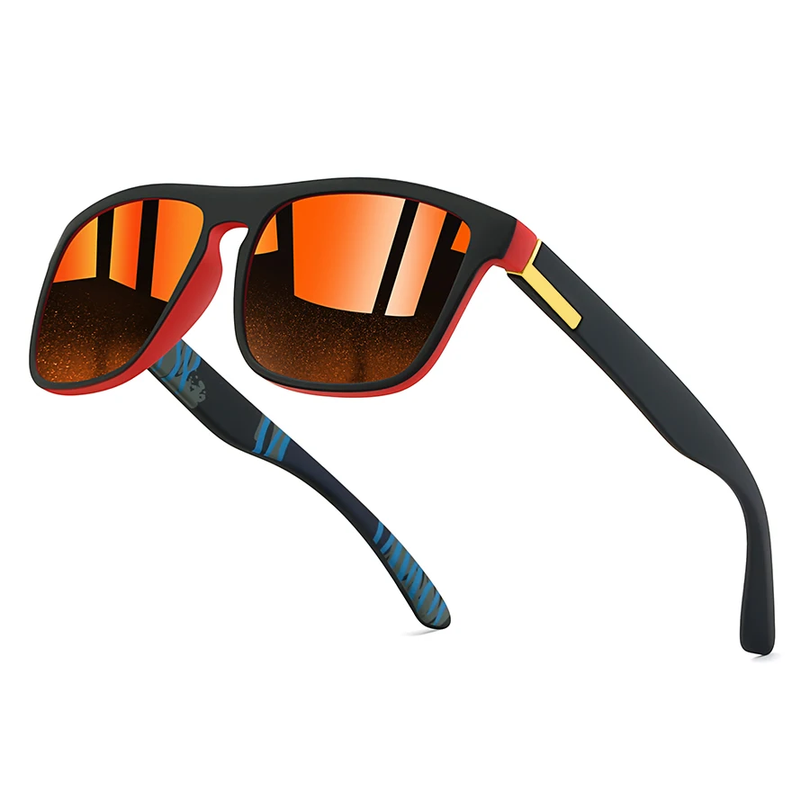 Vintage Pattern Square Fashion Brand Designer Design Sunglasses MenWomen Fishing Driving Beach Vacation Elegant Daily Sunglasses
