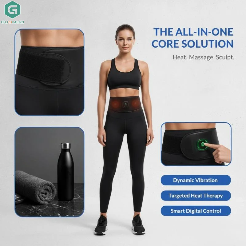 1pc The ABS training belt  Abdominal Massager Premium Abdominal Fat Reduction Massage Belt Helps Slim The Body Reduces Belly Fat