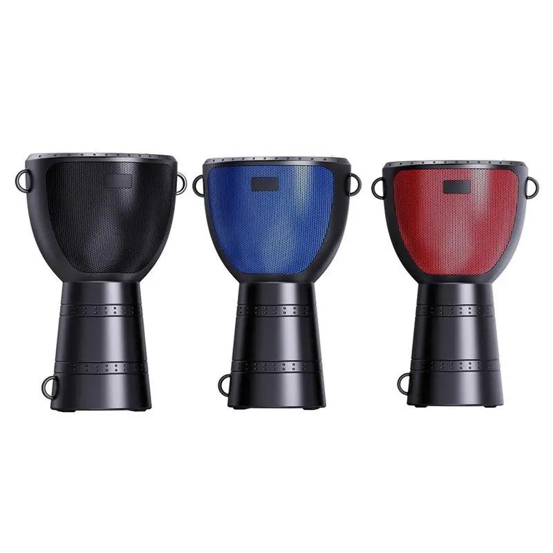 Wireless Speaker African Drum Shape Wireless Portable Speaker Portable Flashlight Multifunctional Speaker FM For Travel